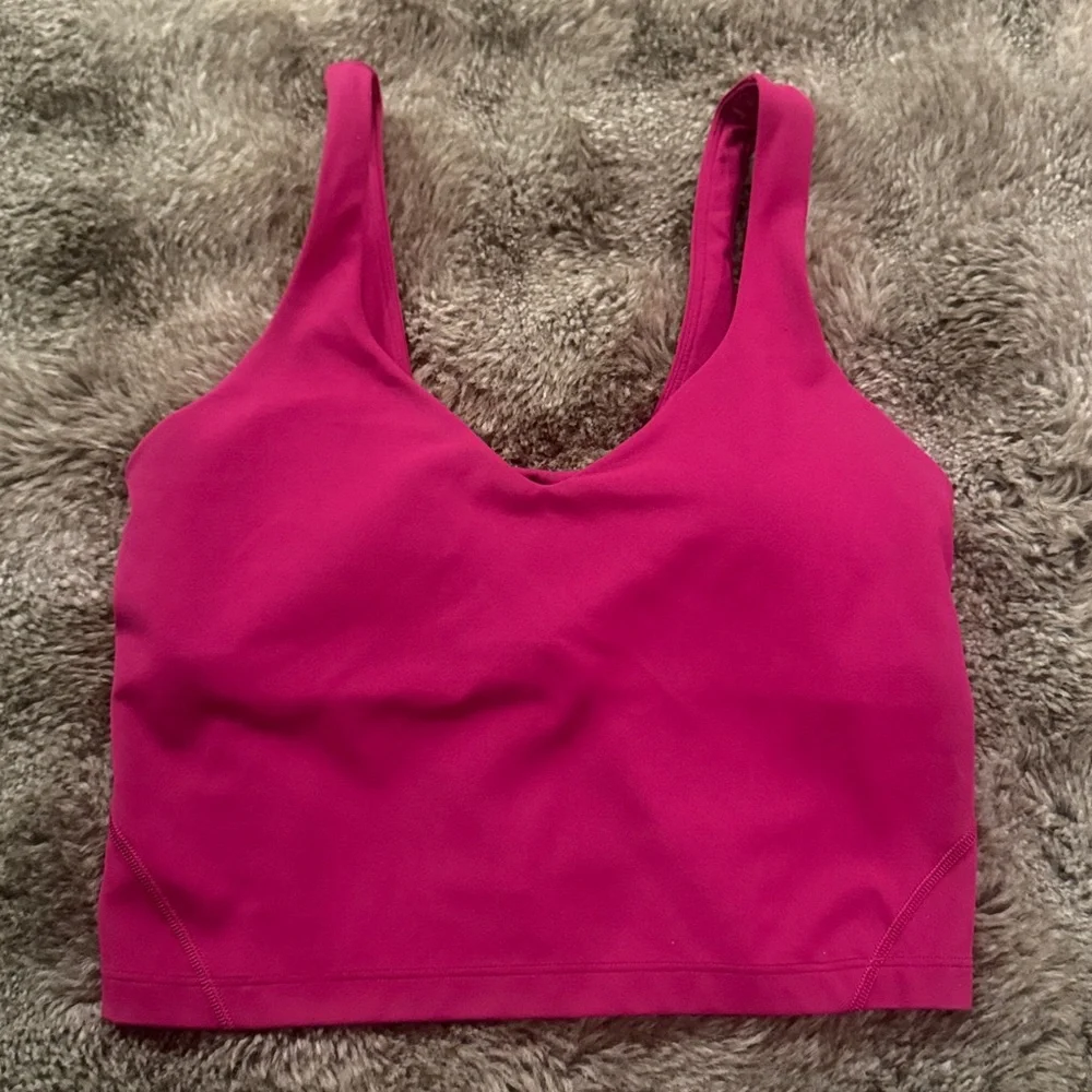 Women's Lululemon Align™ Tank Top Size 6 Raspberry - Picture 4 of 5